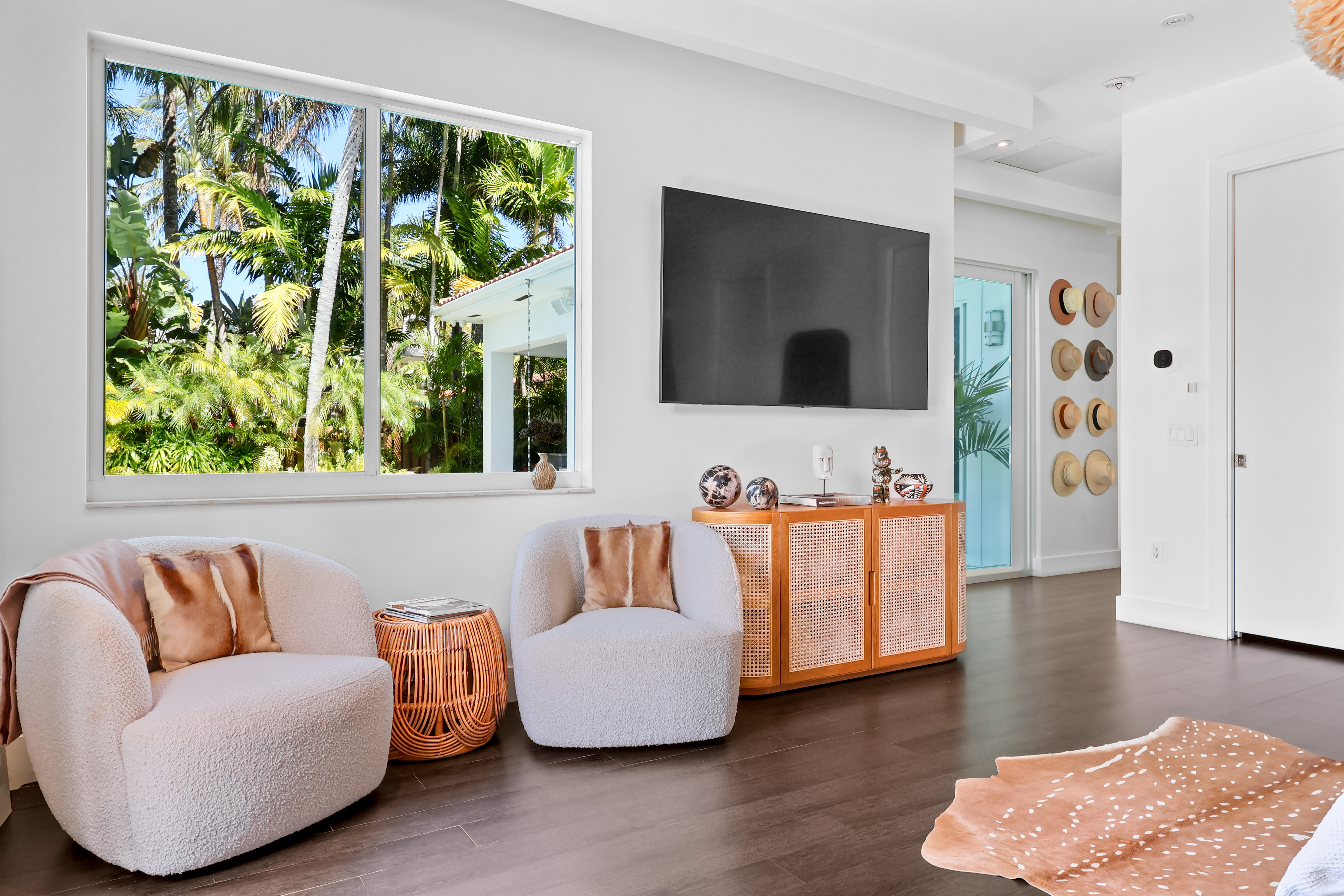 Waterfront view from 12580 N Bayshore Dr showing the widest canal in Keystone Point